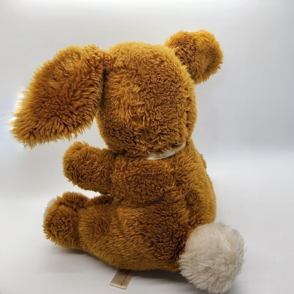 Vintage New York Merchandise Co Brown Bunny Rabbit Red eyes no neck floppy ears - Picture 4 of 12
